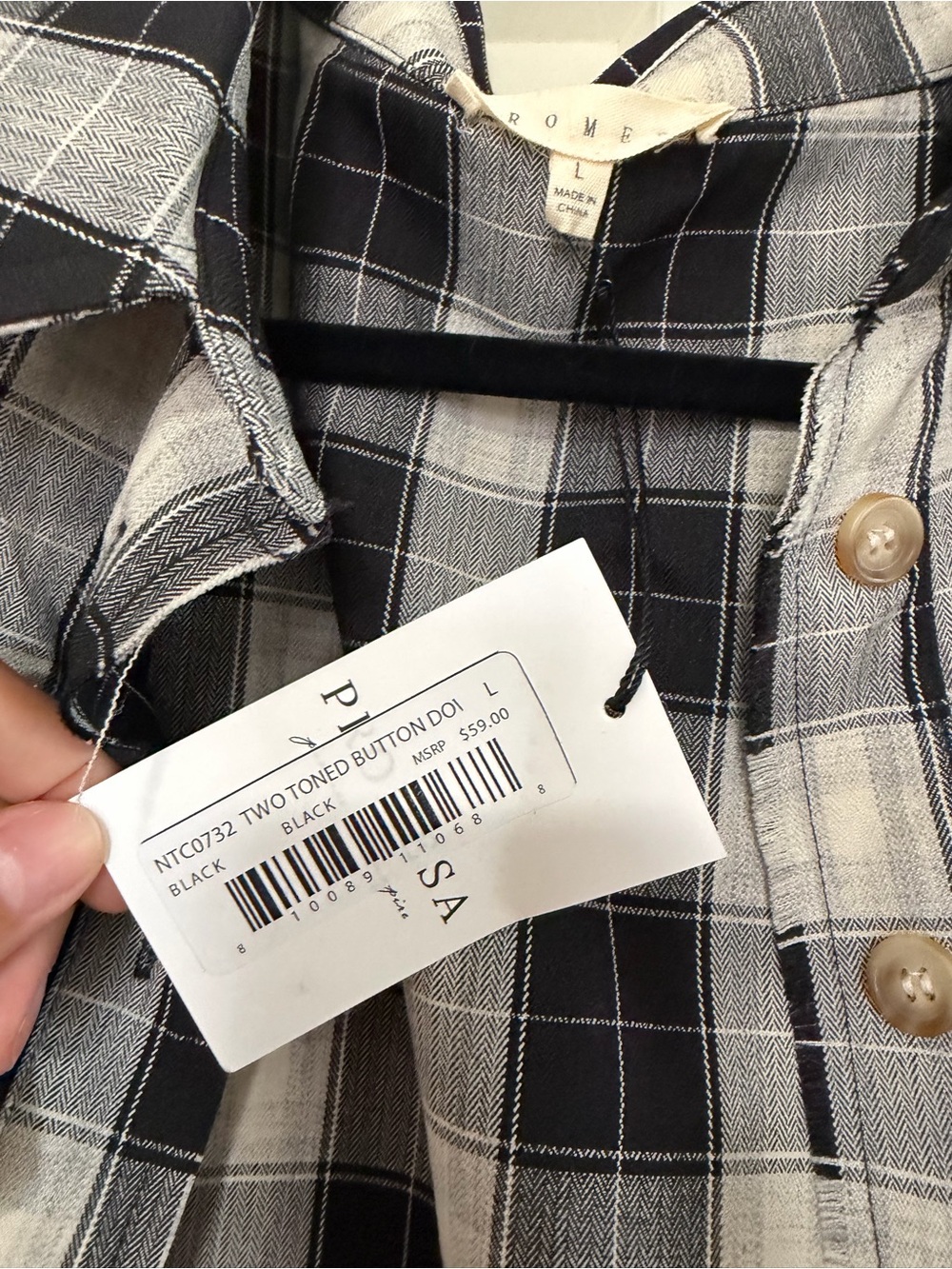 Two Pattern Flannel - Picture 2 of 2